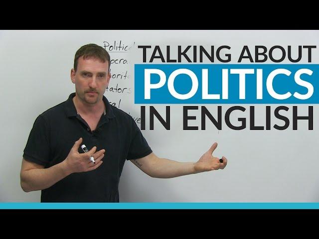 Vocabulary: Talking about POLITICS in English