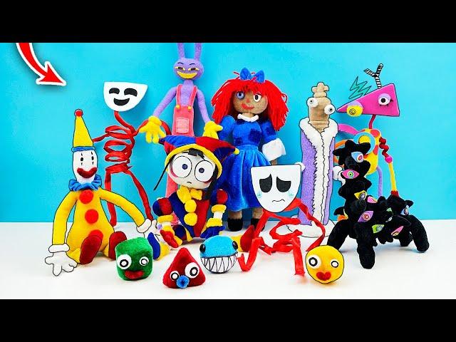 I Made ALL characters the Amazing Digital Circus out of plush ! *How To Make Toys* | Cool Crafts