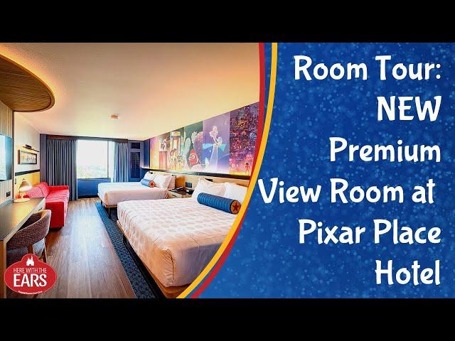 Pixar Place Hotel (formerly Paradise Pier) - Refurbished Premium View - Room Tour