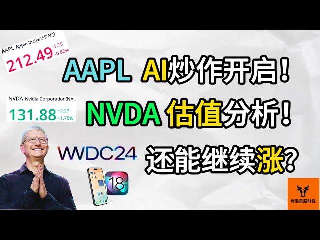 Apple的AI炒作开启! Nvidia估值分析! 它们还能涨吗?【美股分析】