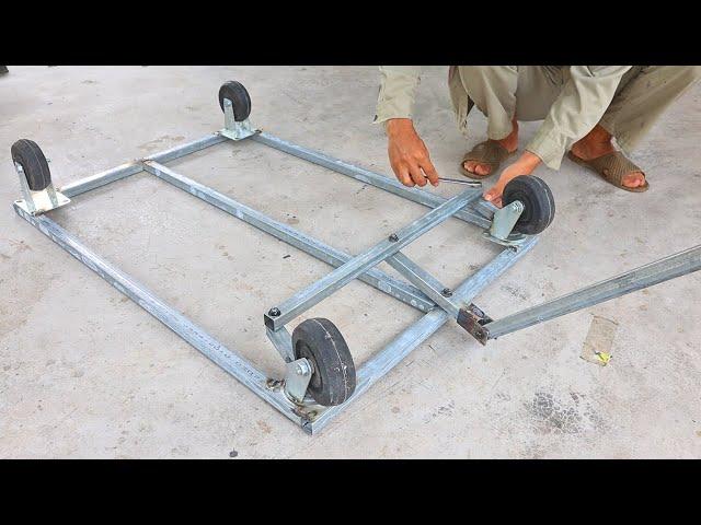 Great idea for a smart craftsman's tool cart skillful / Diy smart metal