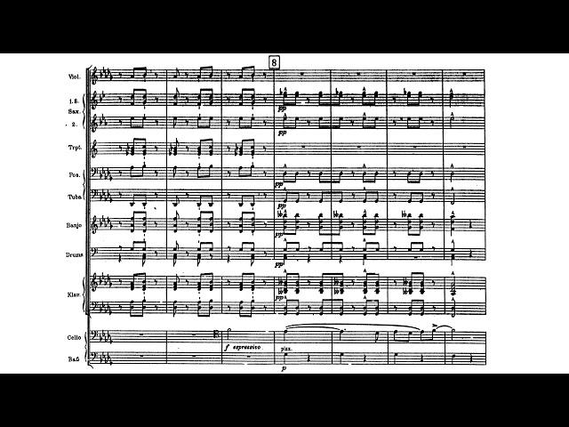 [Eduard Künneke] Tänzerische Suite, Concerto Grosso for Jazz Band and Orchestra Op.26 (Score-Video)