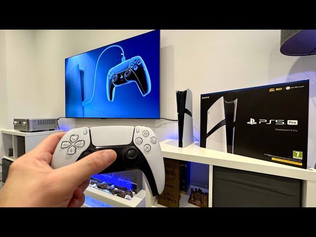 PS5 Pro FIRST ever startup! same as regular PS5?