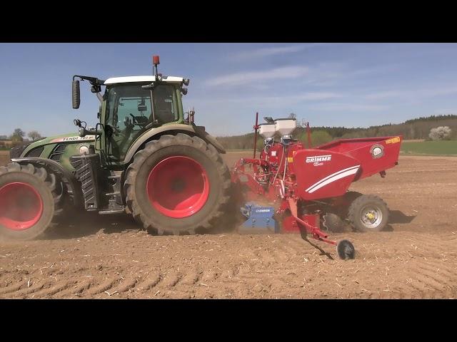 Agrarbetrieb Frauenhofer - Kartoffeln legen in Poign