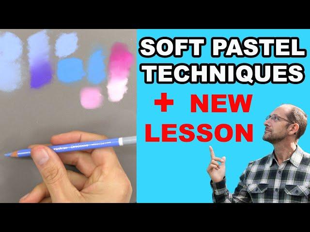 Soft Pastel Techniques | Soft pastels for beginners + Dog Drawing LESSON