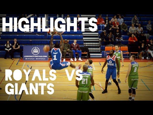 London City Royals Vs Manchester Giants - Highlights 05/01/2019