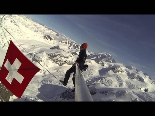 Freddy Nock Höchster Hochseil Stunt zwischen zwei - Bergspitzen - Guinness World Records - high wire