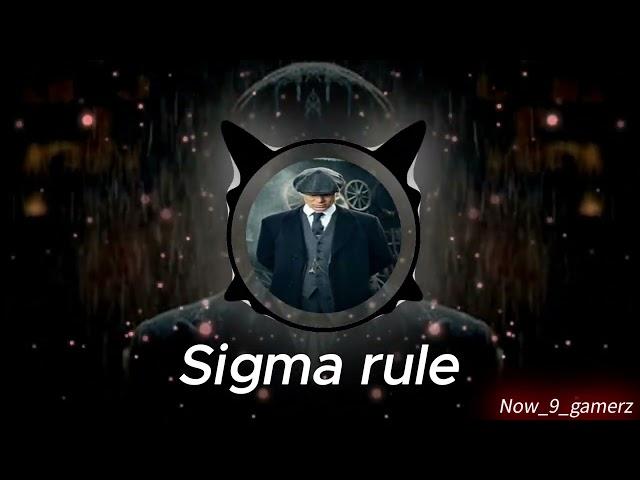 SIGMA RULE SONG (SLOWED_REVAERD)#sigma