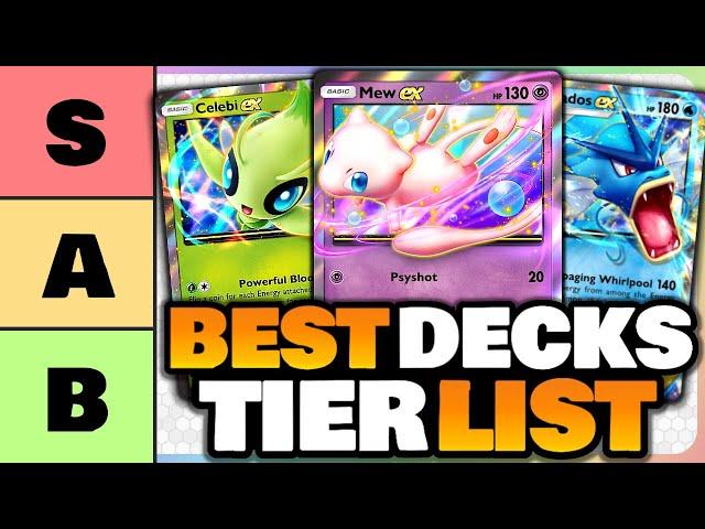 META TIER LIST - Ranking ALL the BEST DECKS!!! | Pokemon TCG Pocket