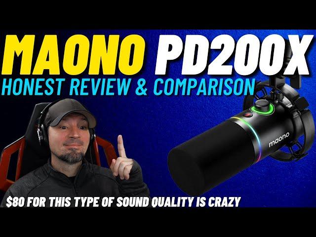 Maono PD200X Review And Sound Comparison | PD200X VS SM7B VS PD400X