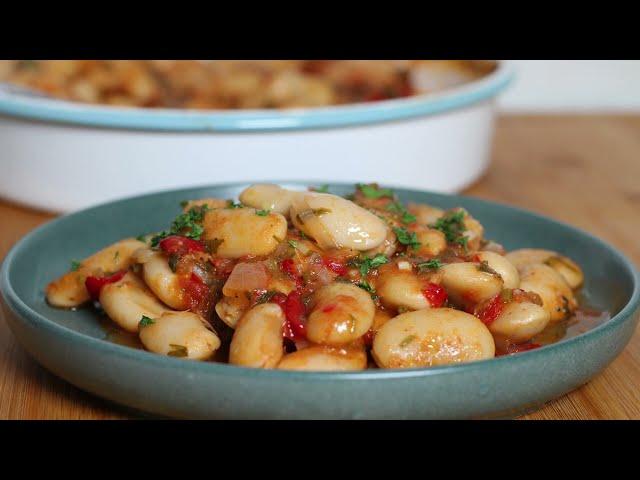 Giant beans  Greek recipe - Gigantes plaki  they will melt in your mouth | GreekCuisine