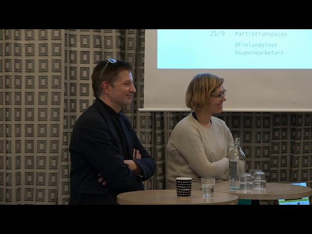 PANEL DISCUSSION: THE CONDITIONS OF ARTIST-RUN SPACES IN FINLAND AND RUSSIA