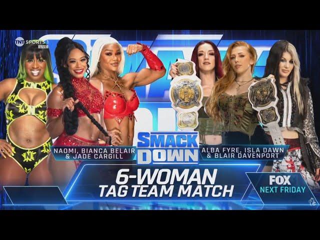 Naomi, Bianca Belair & Jade Cargill vs Unholy Union & Blair Davenport: SmackDown, Aug. 23, 2024