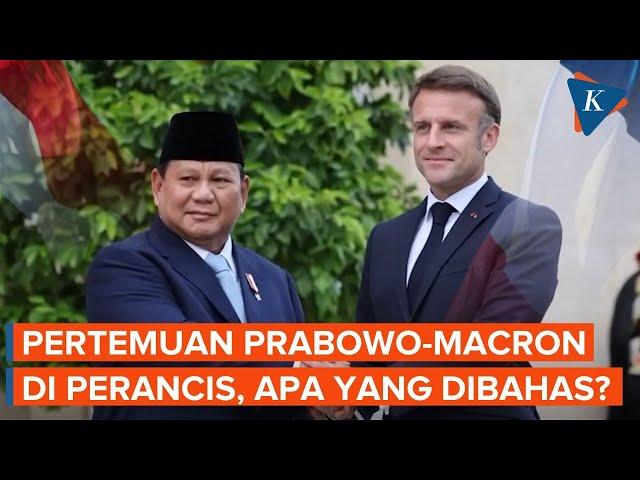 Prabowo Bertemu Presiden Perancis Emmanuel Macron, Apa Saja yang Dibahas?