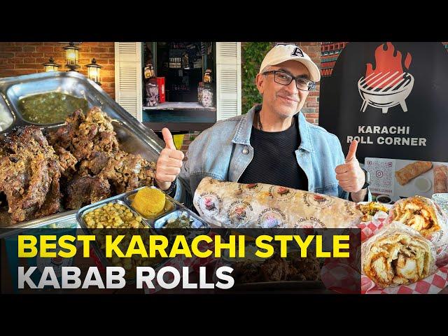 Ridgeway Plaza Mississauga BEST Karachi Rolls - Karachi Roll Corner |  Street Food PK