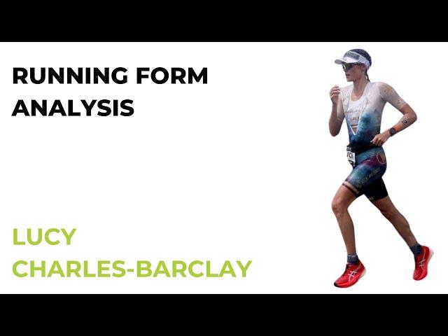 Lucy Charles Barclay's Running Form - Running at Ironman Triathlon World Champ's with strained calf