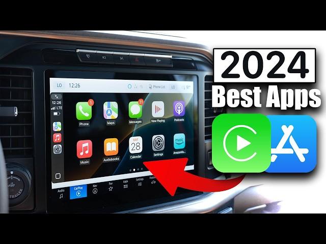 Apple CarPlay is AWESOME when USING These APPS!