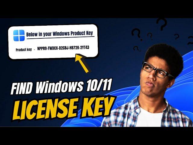 FIND Windows Product License KEY (Windows 10/11) In 1 Minute