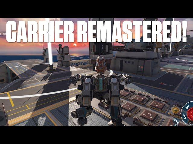 Carrier Map Remastered… AGAIN! War Robots Test Server Gameplay