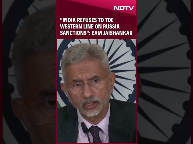 S Jaishankar Latest News | India Refuses to Toe Western Line on Russia Sanctions: EAM Jaishankar