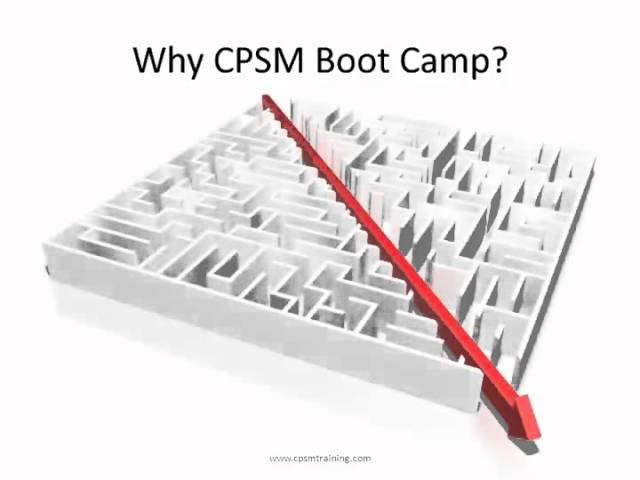 CPSM Certification Boot Camp