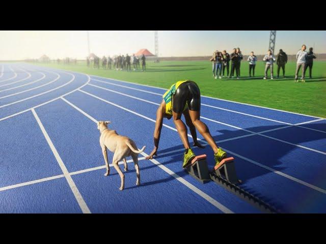 Usain Bolt VS Fastest Dog