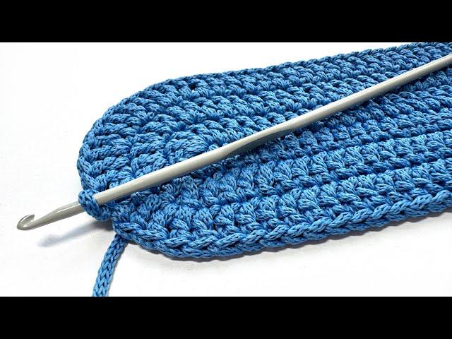 How to quickly crochet an oval - A great bottom for your bag Part 1