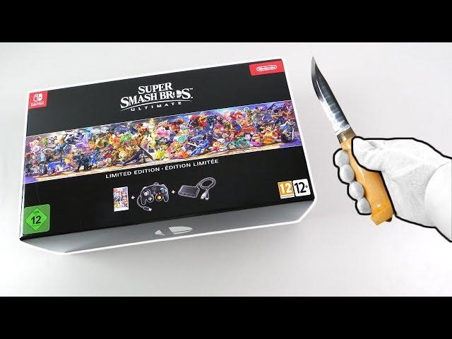 Unboxing Super Smash Bros. Ultimate Limited Edition + Pro Controller (Nintendo Switch)