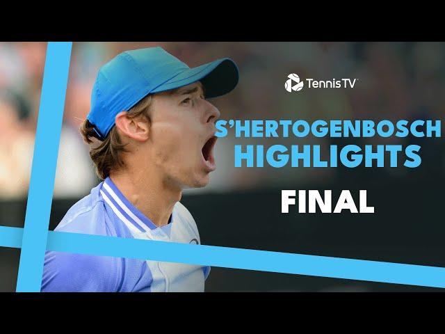 Alex De Minaur vs Sebastian Korda For The Title  | S'Hertogenbosch 2024 Final Highlights