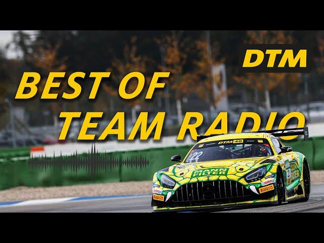 Let's try to survive  | Best Of Team Radio | DTM Hockenheimring Race 1