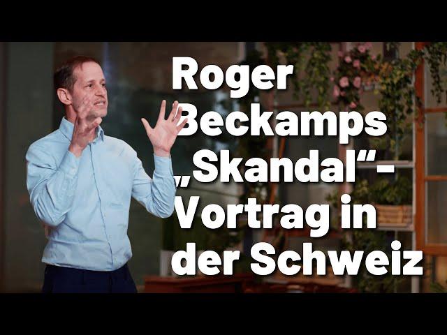 Roger Beckamps „Skandal“-Vortrag in der Schweiz: Jugend gegen die Meinungstyrannei!