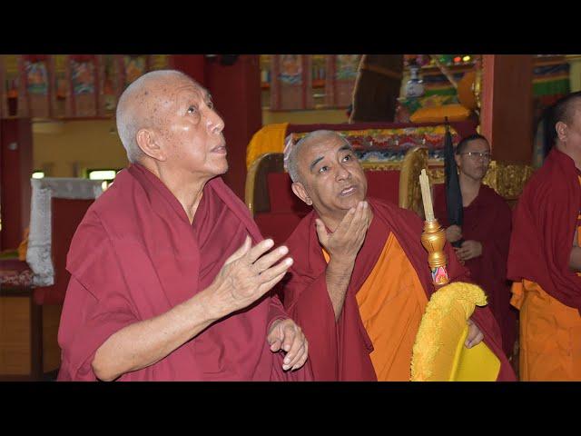 His Eminence Prof. Samdong rinpoche  to Drepung Gomang Monastery