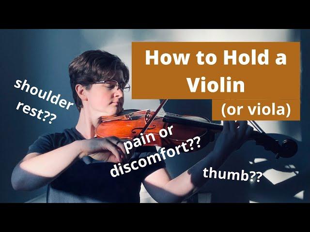 How to Hold the Violin