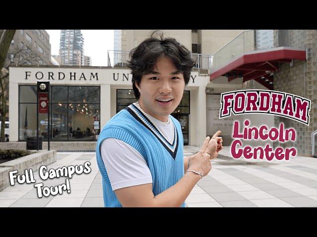 FORDHAM LINCOLN CENTER CAMPUS TOUR! | Wei Chen