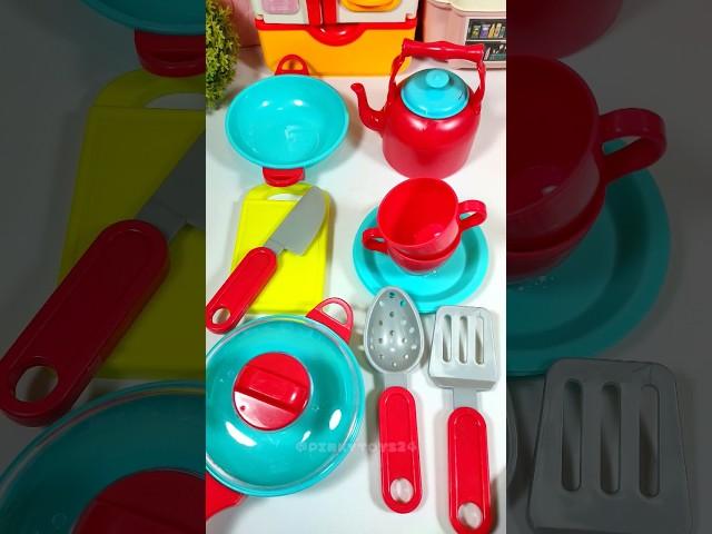 Satisfying with Unboxing & Review Miniature Kitchen Set Toys Cooking Video | ASMR Videos no music