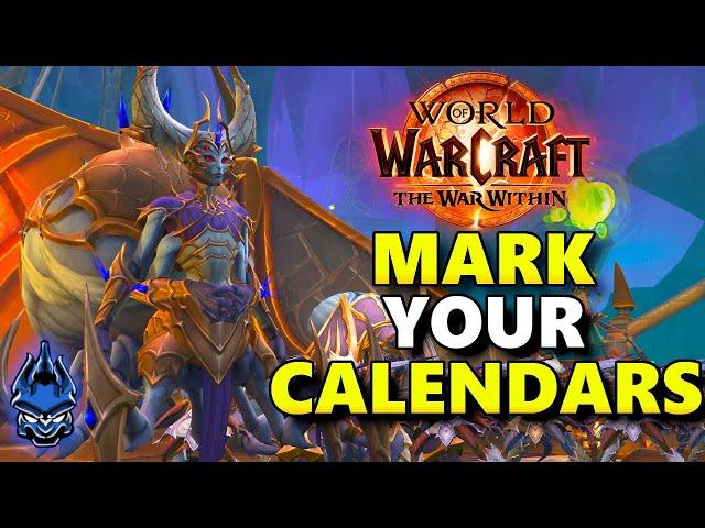 Blizzard Dropped ALL The Important Dates For The War Within Pre and Post Launch