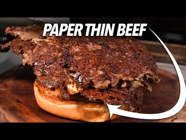 I tried making this Viral Burger, it was so hard!