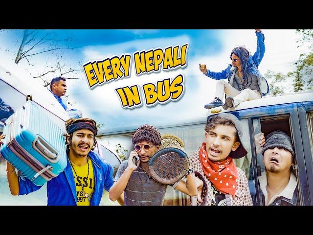 EVERY NEPALI IN BUS | GANESH GD