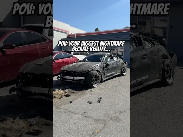 BE SAFE ️ OUR GOOD FRIEND IS OK AND WALKED AWAY FROM THIS ACCIDENT. #G80M3 #CARCRASH #COLLISION