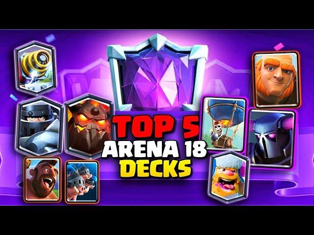 Arena 18 TOP 5 Best Clash Royale Decks LADDER MID LADDER CYCLE Deck Clash Royale Deck(March)2025