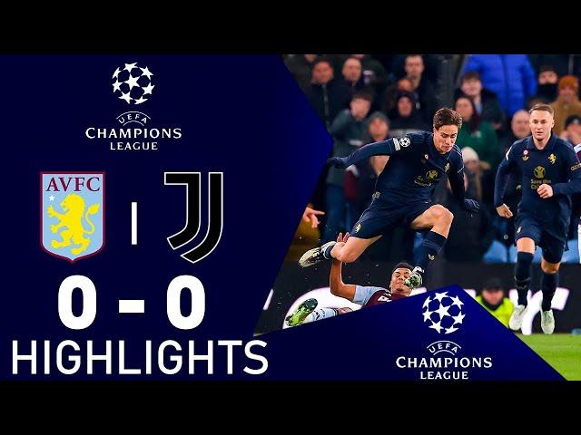 Aston Villa vs Juventus 0-0 Highlights | Champions League 2024/2025