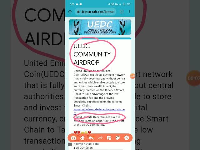 UEDC AIRDROP