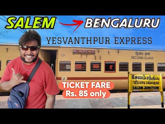 SALEM - YESVANTHPUR Unreserved Express train travel vlog| Michael Raj