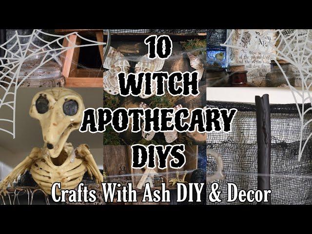 10 NEW Witch Apothecary DIYS | EASY, FUN & SPOOKY