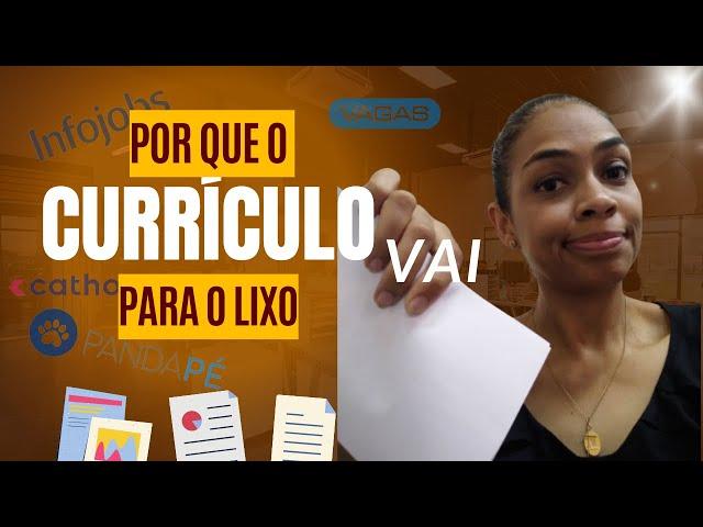 Currículo que vai para a LIXEIRA dos Recrutadores