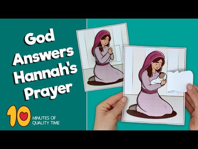 God answers Hannah’s prayer craft