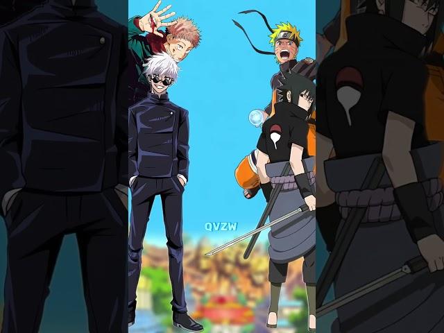 Sasuke & Naruto vs Gojo Sukuna