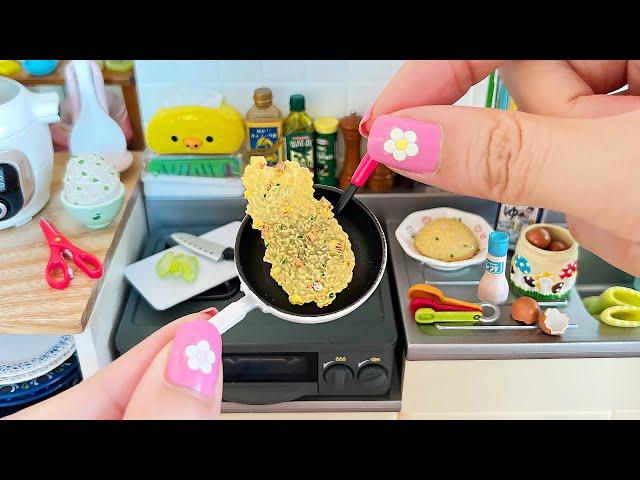 Re-Ment Mini kitchen Toys Fried rice ️ Miniature Cooking (ASMR)