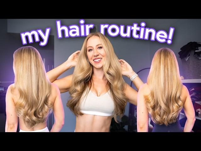 My Long & Healthy Hair Care + Styling Routine!