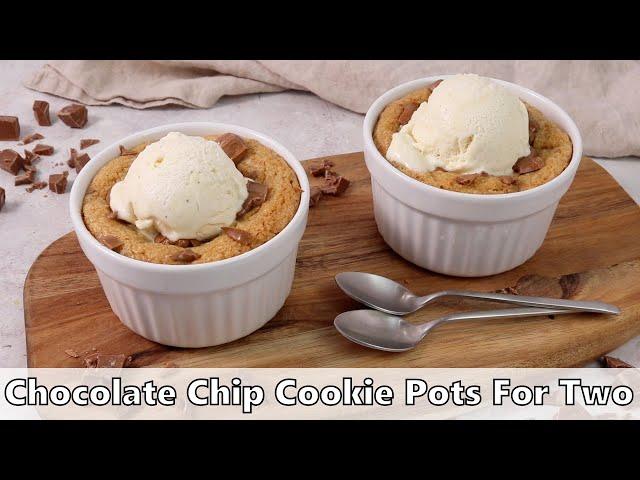 Chocolate Chip Cookie Pots For Two Recipe